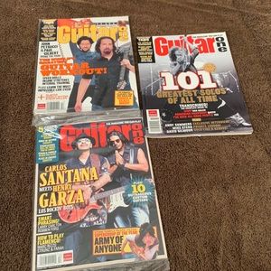 3 Guitar One Magazines November 2006 December 2006 & Holiday 2006 Vintage Issues